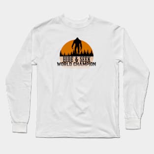 Hide & Seek World Champion Sasquatch Long Sleeve T-Shirt